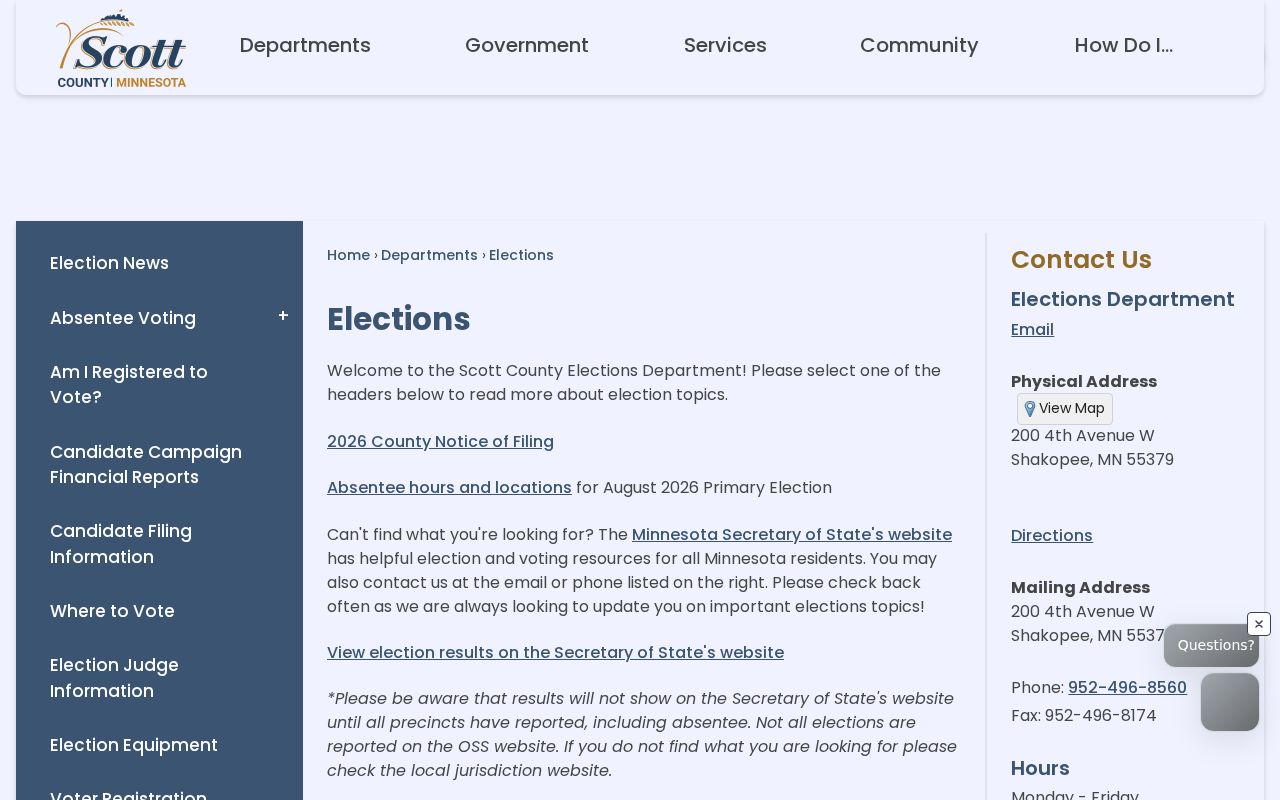 Savage neighbors voter-record limits at the Scott County Elections office
